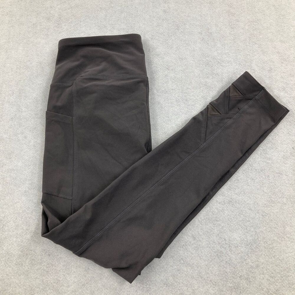 Mondetta Performance + Luxury Leggings Women's Size M Gray High Rise Ankle Mesh